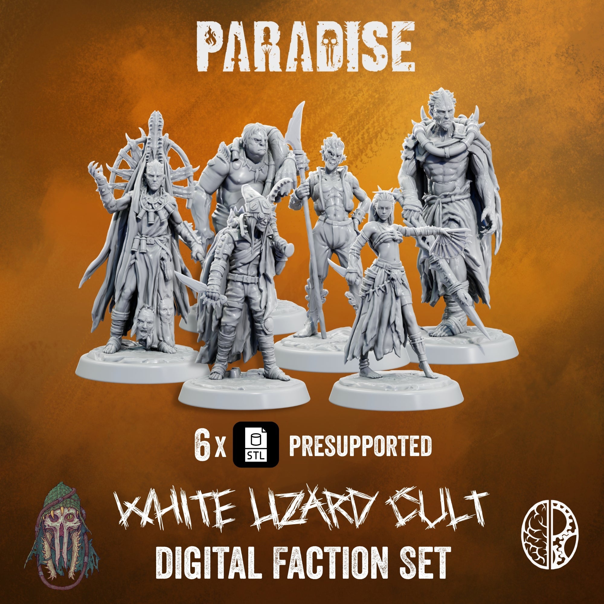 Paradise: White Lizard Cult Digital Set