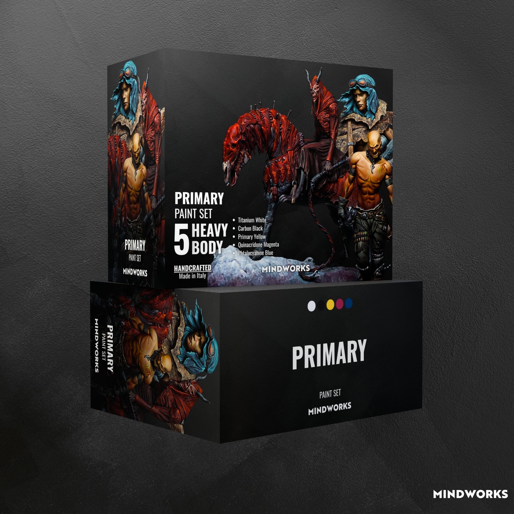 Primary Heavy Body Acrylic Paint Set