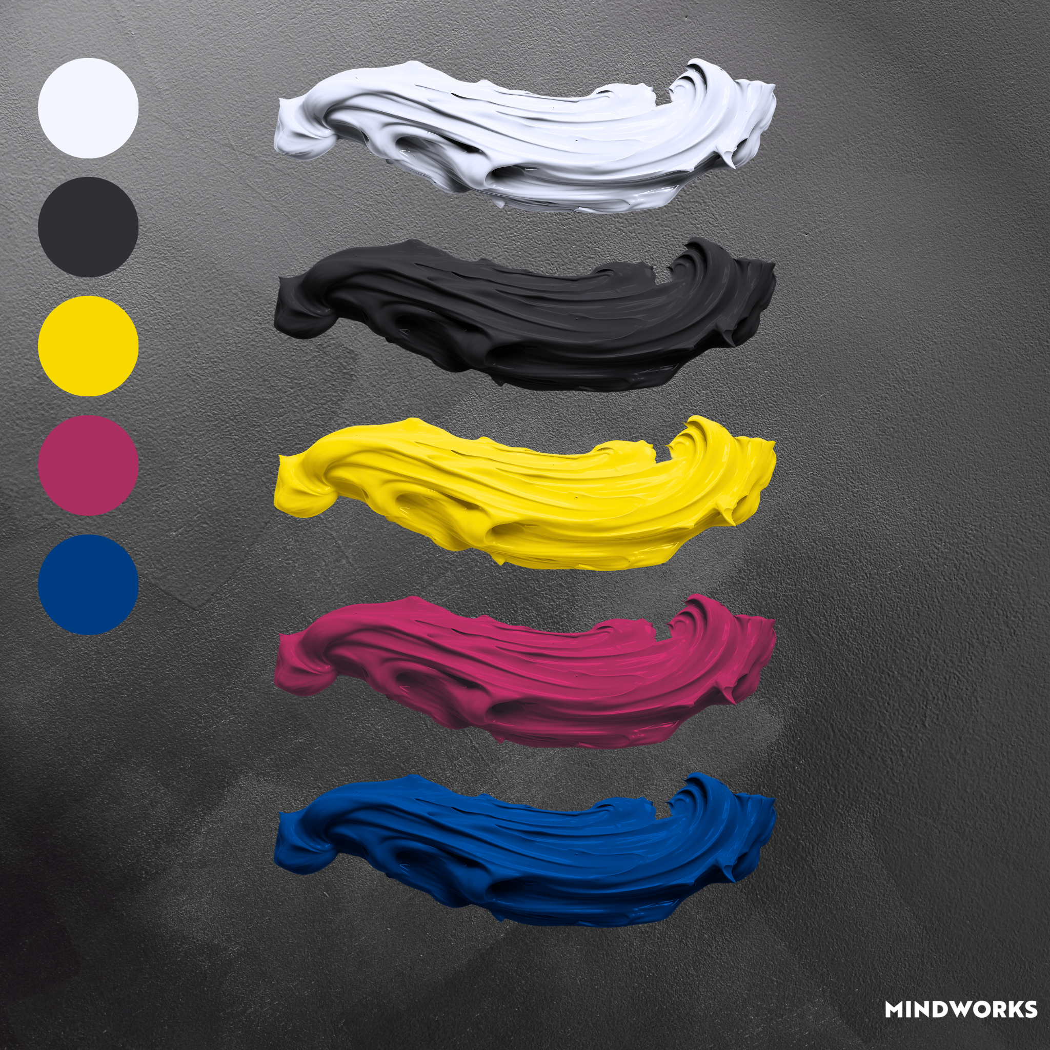 Primary Heavy Body Acrylic Paint Set