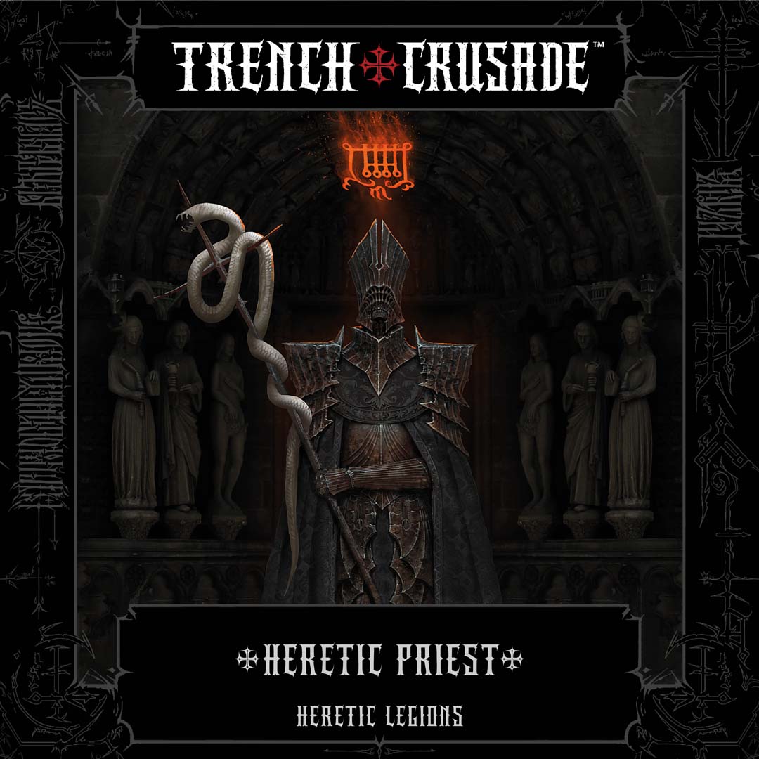 Heretic Legions Heretic Priest with Polearm, Knife