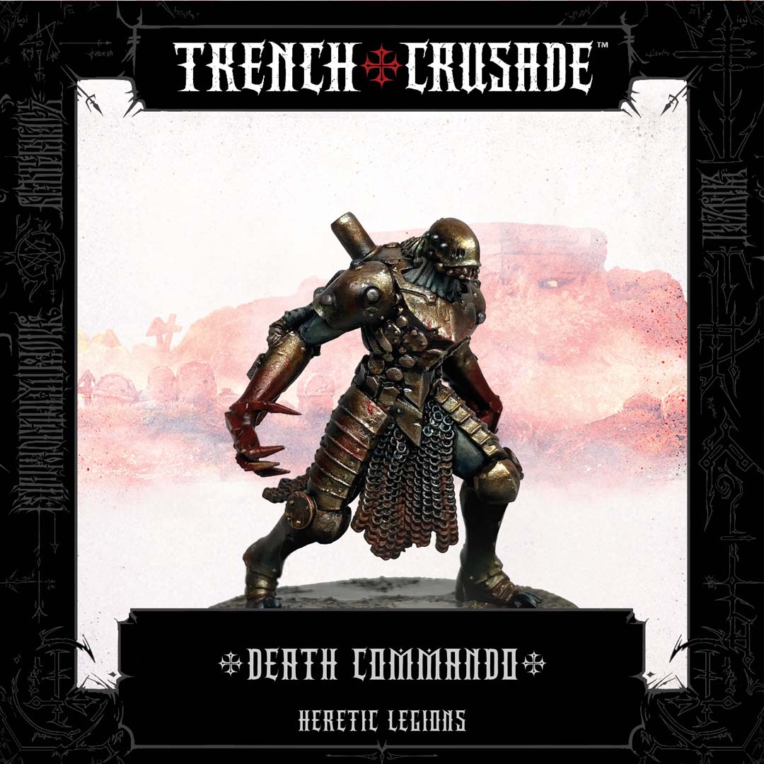 Heretic Legions Death Commando with Tartarus Claws