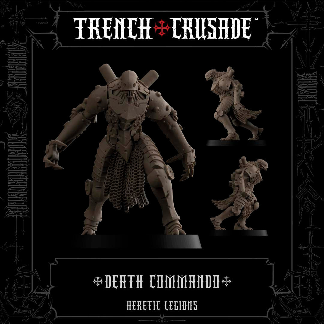 Heretic Legions Death Commando with Tartarus Claws