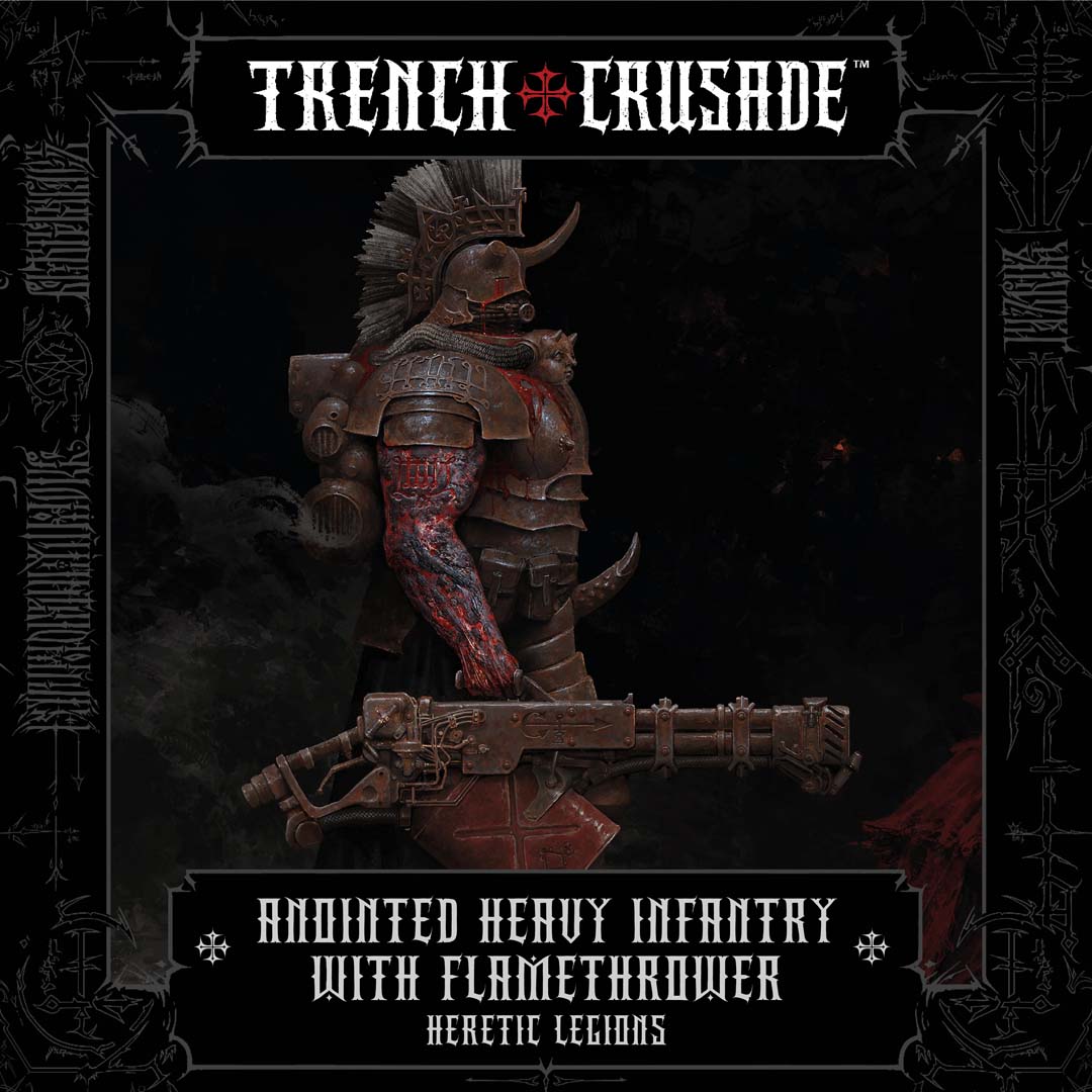 Heretic Legions Anointed Heavy Infantry with Heavy Flamethrower