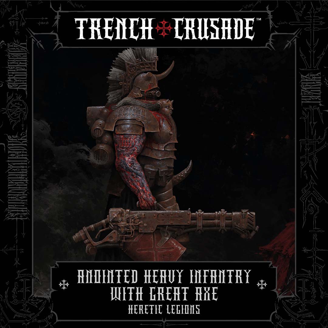 Heretic Legions Anointed Heavy Infantry with Great Axe