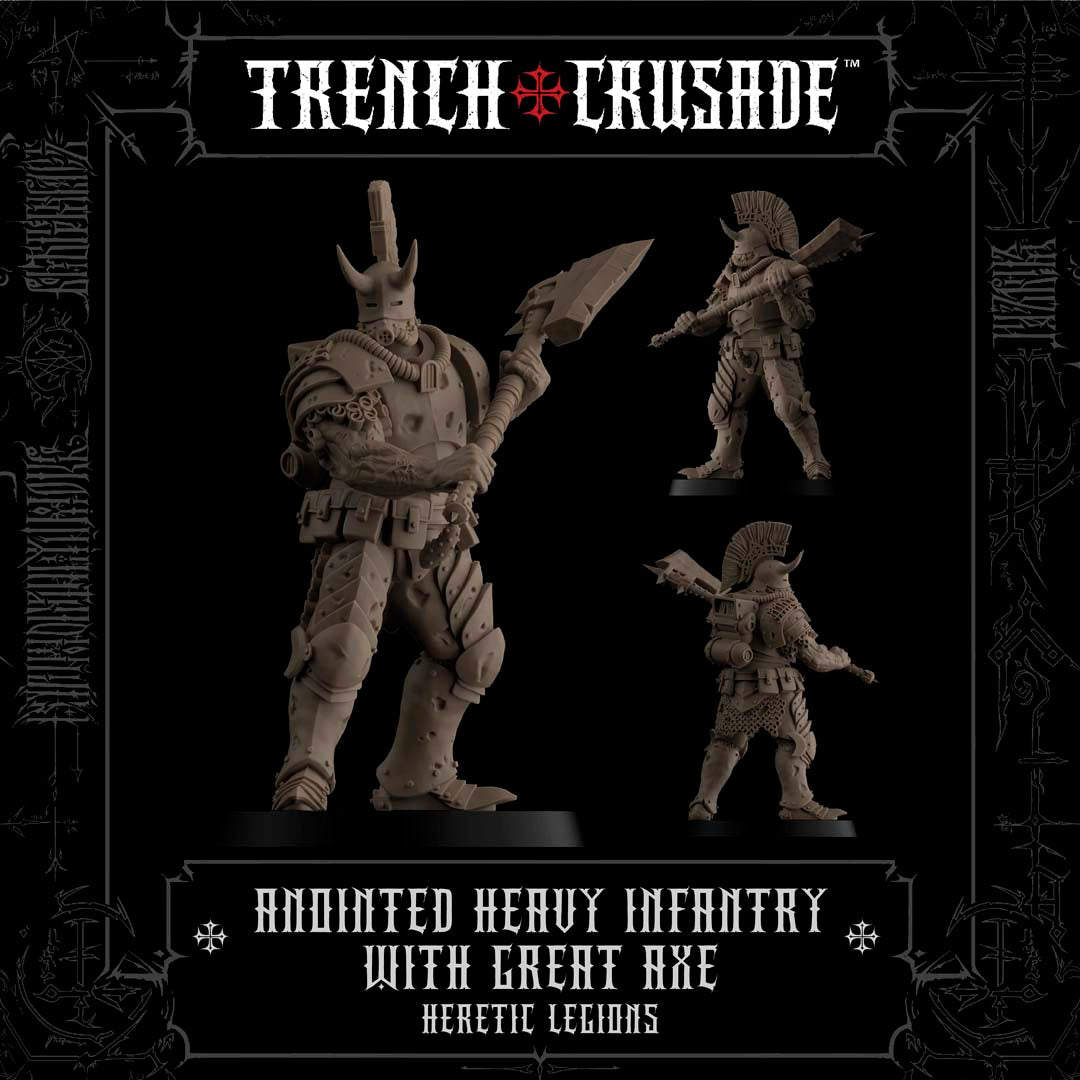 Heretic Legions Anointed Heavy Infantry with Great Axe