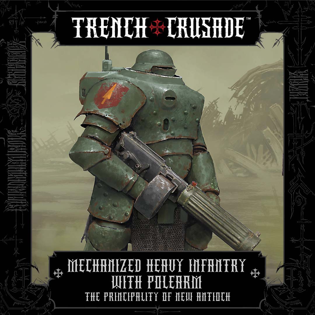 The Principality of New Antioch Mechanized Heavy Infantry with Polearm