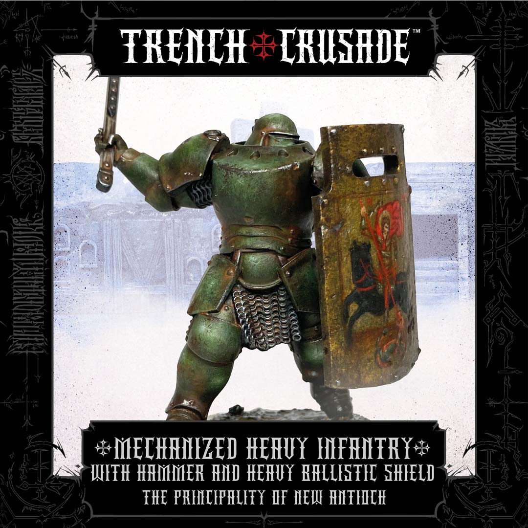 The Principality of New Antioch Mechanized Heavy Infantry with Hammer and Heavy Ballistic Shield