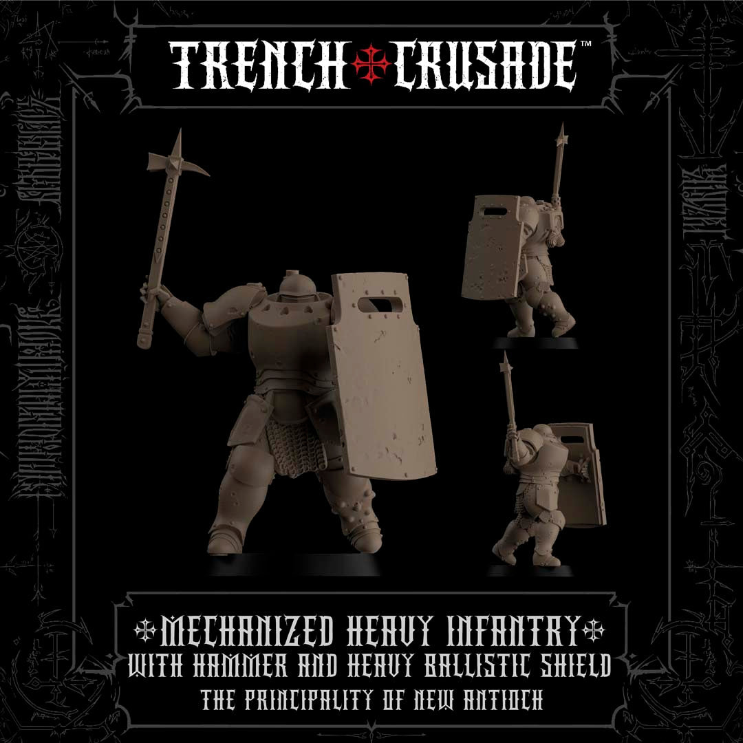 The Principality of New Antioch Mechanized Heavy Infantry with Hammer and Heavy Ballistic Shield