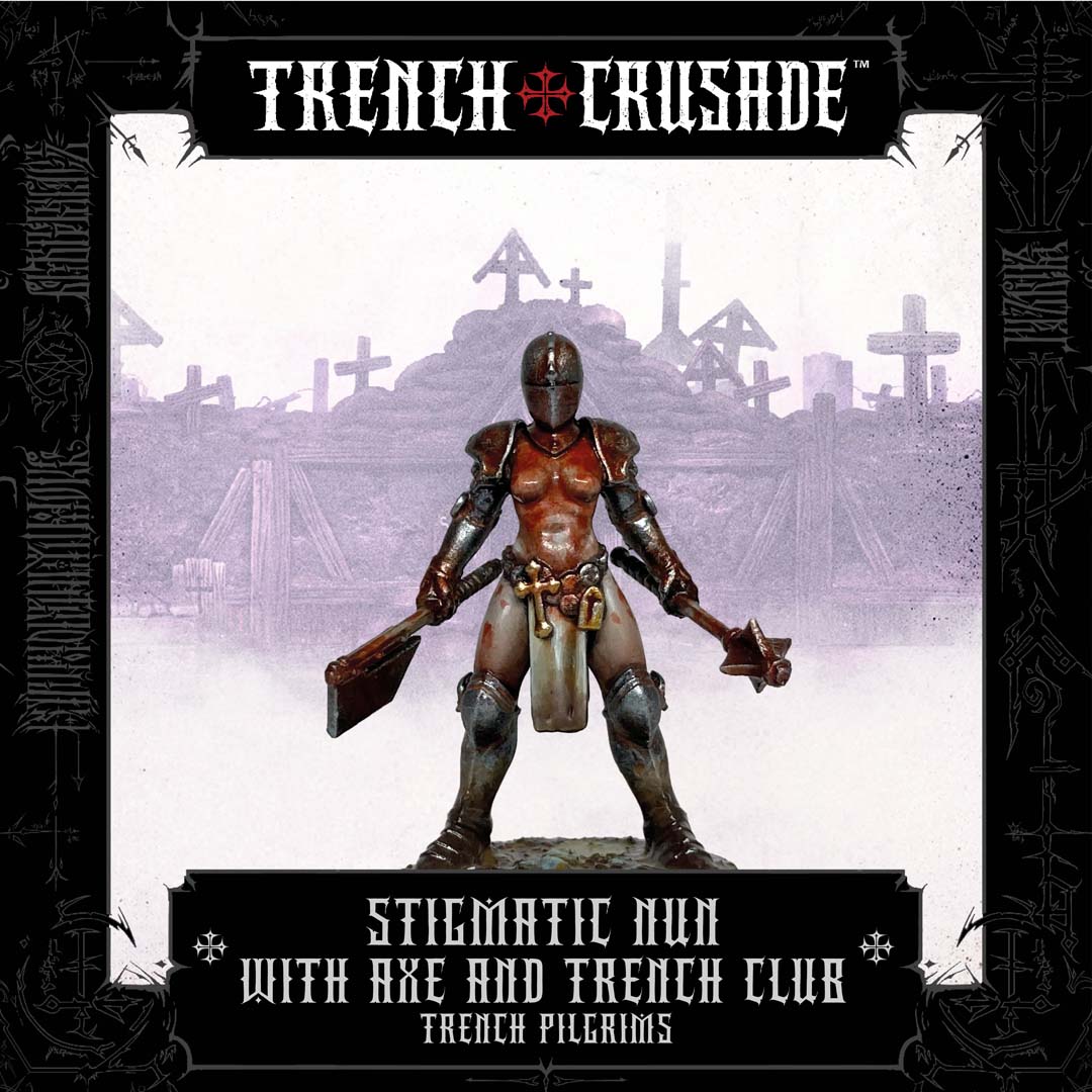 Trench Pilgrims Stigmatic Nun with Axe and Trench Club