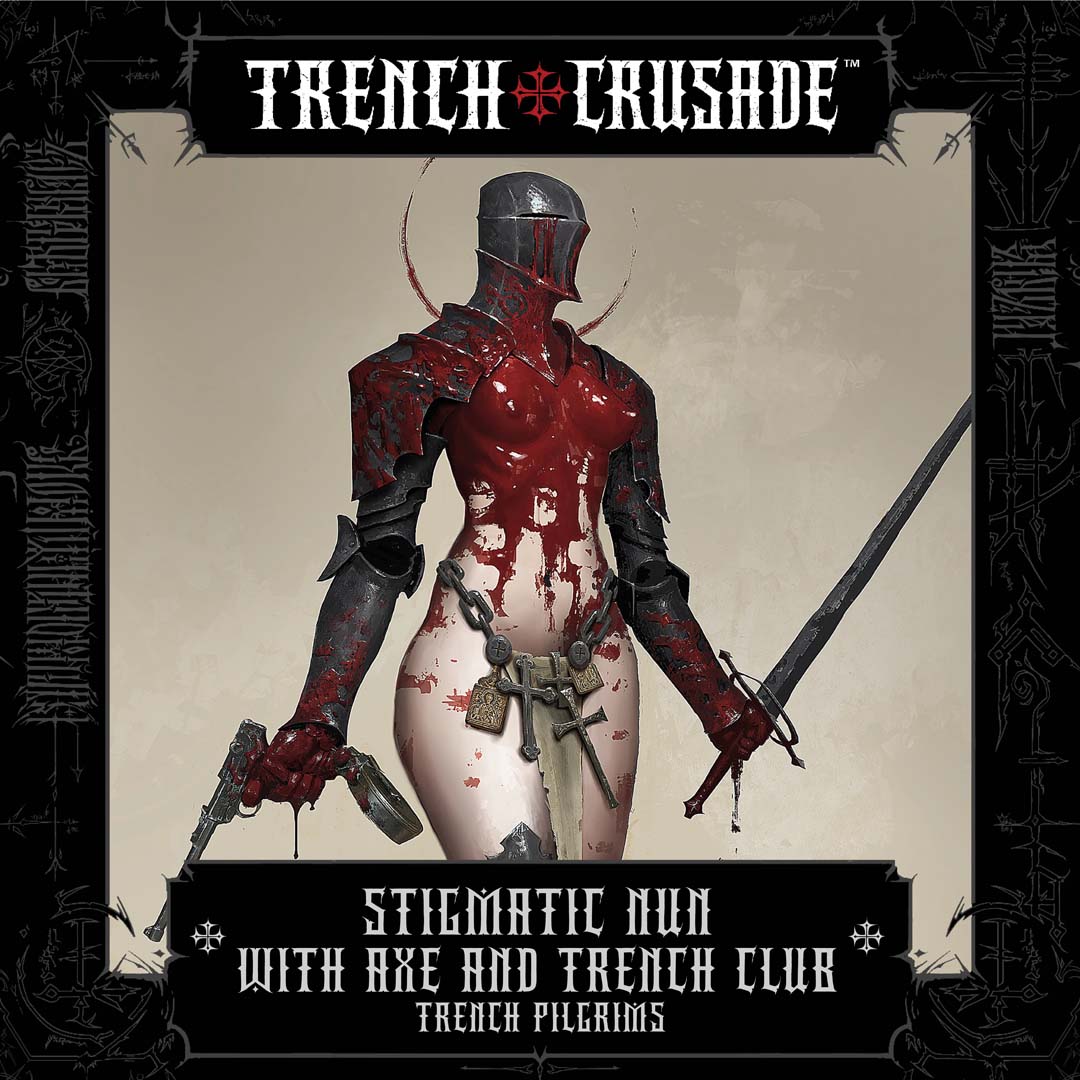 Trench Pilgrims Stigmatic Nun with Axe and Trench Club